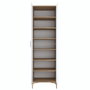 Hanah Home EA116 -2746 Recibidor de Entrada Elegante Nogal y Blanco 60x198x37.5cm